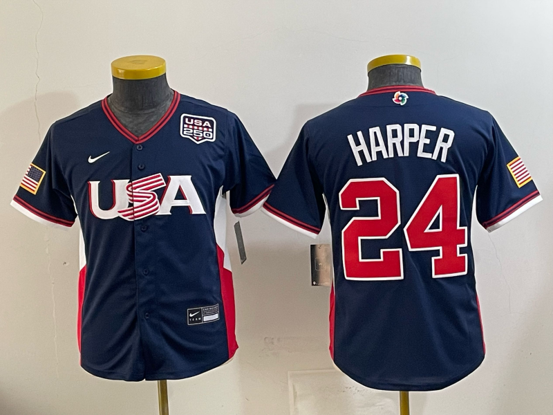 Youth 2026 MLB World Cup Nike Jersey031269